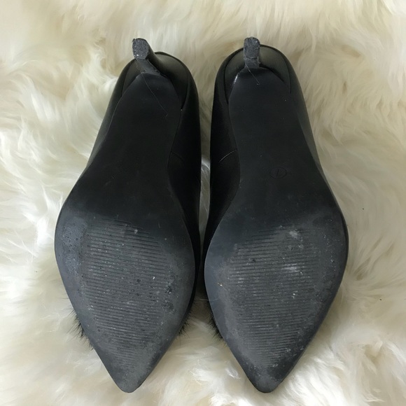 Revamped by Sirens Black Pompom Pumps, Size 7 - Picture 6 of 6